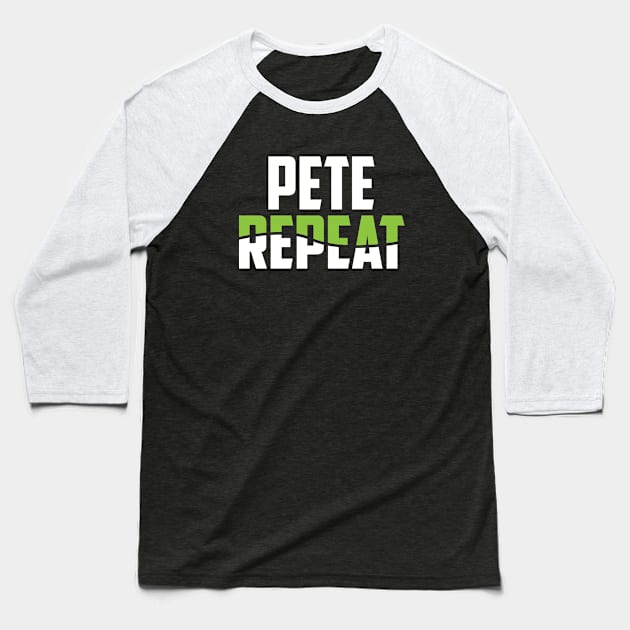 Pete Repeat Baseball T-Shirt by futiledesigncompany